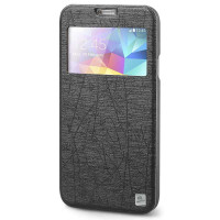 TAKEFANS 魅彩系列手机保护皮套 三星GALAXY S5保护壳 黑色