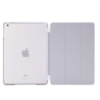 VIPin 苹果IPAD平板电脑 ipad AIR 智能保护套 PU简约风休眠皮套 ipad5 超薄保护壳 灰色