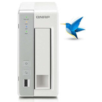 威联通（QNAP） TS-120（迅雷版） NAS单盘位网络存储 1.6GHz512MB RAM USB3.0