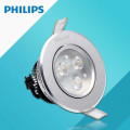 飞利浦（PHILIPS）闪星LED射灯 暖色（铝原色）3x1W 230V