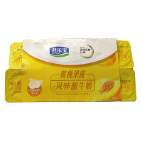 君乐宝多维酸牛奶黄桃味100g*8