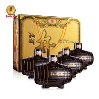 扳倒井小三星35度整箱礼盒装 450ml*4瓶低度浓香白酒