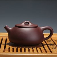 【子冶】景舟石瓢 原矿老紫泥 宜兴紫砂壶 名家 全手工茶具正品