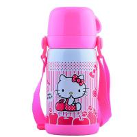 Hello Kitty 凯蒂猫 康乐学生保温壶 水杯 白色600ml