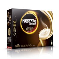 雀巢GOLDL丝滑拿铁条装即溶咖啡饮品12x20g