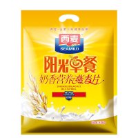 西麦(SEAMILD)特浓牛奶营养燕麦片700g早餐代餐即食冲饮独立小袋装免煮速食麦片