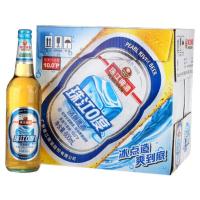 珠江0度清醇啤酒 600ml*12 整箱