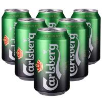 嘉士伯拉罐330mL*6