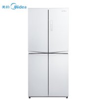 美的（Midea） BCD-401TGEM(E) 401升 玻璃面板十字对开冰箱 (印象白)