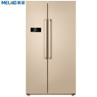 美菱（Meiling） BCD-563Plus 563升 风冷变频 对开门冰箱 （玫瑰金）