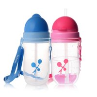 亲亲我(kidsme)360ML背带式吸管杯