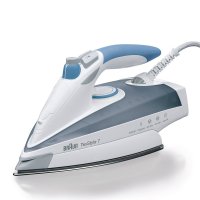 博朗(Braun) 蒸汽电熨斗 进口 高端 家用 去皱 除螨 手持式便携小型专业熨烫衣服 TS765A 浅蓝色