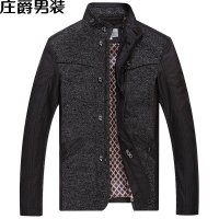 庄爵 夹克 ZJ9998 001黑色 XXL