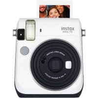富士（FUJIFILM）INSTAX 一次成像相机立拍立得 mini70相机 皓月白