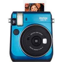 富士（FUJIFILM）INSTAX 一次成像相机立拍立得 mini70相机 冰晶蓝