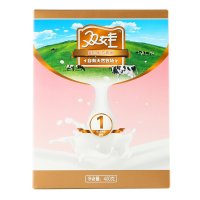 双娃（SHUANGWA）彩装一段（0-6个月适用）婴儿配方奶粉400g盒装