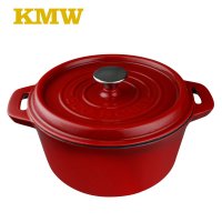 KMW珐琅铸铁锅具24cm加厚炖煮汤锅圆形