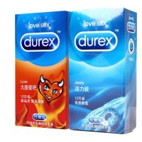 杜蕾斯durex 超薄避孕套组合装love大胆爱吧10+活力12只安全套 非颗粒螺纹型 成人情趣用品