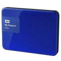 西部数据（WD）My Passport Ultra 升级款 USB3.0 3TB 2.5英寸 移动硬盘（宝石蓝）WDBBKD0030BBL-CESN