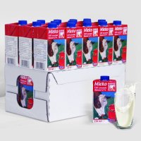 【苏宁自营】乐途（MLEKO）超高温灭菌全脂纯牛奶250ml*15盒 波兰进口