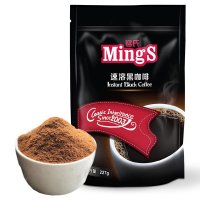 Mings铭氏 速溶黑咖啡227g 无糖无奶纯黑咖啡粉 醇苦咖啡
