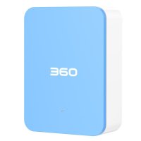 360超级充电器 4个USB充电口 智能识别 2.4A快充 8重安全保护 天空蓝