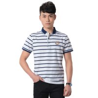 欢乐车/happybike 休闲短袖Polo衫 HLC16821白色 白色 M