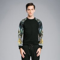 Cardanro/卡丹路品牌男装时尚卫衣 152101027 黑色 S