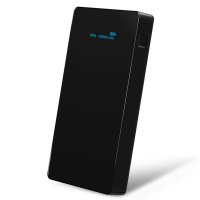 爱国者（aigo）智能屏显移动电源PX100 双USB充电宝 黑色