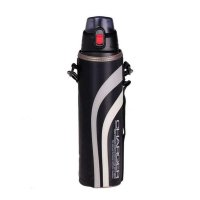 力巴铁大容量户外运动水壶保温壶 1100ml 黑色