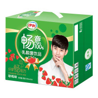 伊利畅意100%乳酸菌饮品草莓味(1*5)*6*100ml
