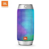 JBL Pulse2音乐脉动 脉动二代 蓝牙炫彩音箱无线便携小音响低音HIFI 银色