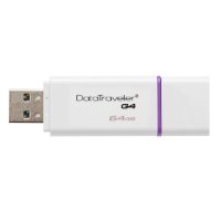 金士顿 DTIG4-64G U盘 高速个性 紫白色