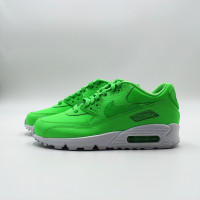 724821-300 NIKE AIR MAX 90 LTR(GS)女鞋缓震气垫运动跑步鞋 绿色 36.5码