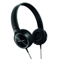 Pioneer/先锋 SE-MJ522重低音耳机 头戴式电脑耳机 手机通用可折叠耳机 黑色