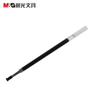 晨光文具AGR67017大笔画中性笔芯加粗水笔芯1.0mm子弹头替芯20支装 黑色