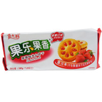 嘉士利 果乐果香 205g （草莓味） 果酱味夹心饼干 休闲零食