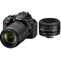 尼康(Nikon) D5600（18-140mm+50mmF1.8D）数码单反相机 双镜头套装 约2416万像素