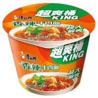 康师傅香辣牛肉面双享卤蛋王149g