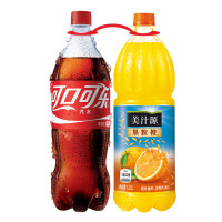 可口可乐1L+美汁源果粒橙1.25L
