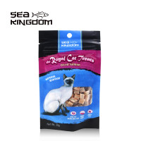 泰国皇室 海鲜王国（Sea Kingdom）宠物猫咪猫零食（三文鱼丁）30g