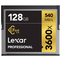 雷克沙（Lexar）CFast2.0存储卡 128GB（LC128CRBAP3600）
