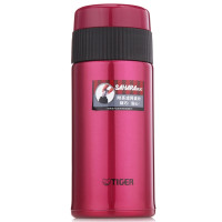 虎牌(Tiger)保温杯 MMR-A35C茶滤网不锈钢真空保温杯保冷杯泡茶杯子 玫瑰红PE 玫瑰红