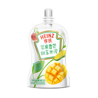 亨氏(Heinz)婴幼儿营养果泥-苹果香芒玉米78g