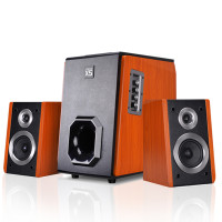 恩科（ENKOR）X5B 有源多媒体2.1蓝牙组合音响 HIFI级木质音箱带插卡U盘