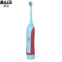 【德国牙医推荐】拜尔（BAIR）K5儿童电动牙刷 声波震动 充电式 软刷毛 3岁以上 二代 蓝红