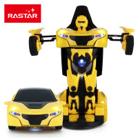 星辉（Rastar）1:32RS战警合金变形汽车模型 仿真合金收藏车男孩玩具车 61800黄色