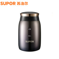 苏泊尔(SUPOR)星空保温杯雅酷杯KC35BG1 304不锈钢真空隔热商务办公车载便携出行水杯时尚350ml 白色 黑色350ml
