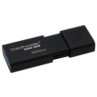 金士顿（Kingston） DT 100G3 128GB USB3.0 U盘 黑色 新旧包装随机发货
