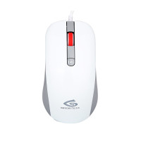 吉选(Gesobyte)M600 USB有线光电钢琴漆台式机笔记本电脑家用游戏商务办公鼠标 白色 白色